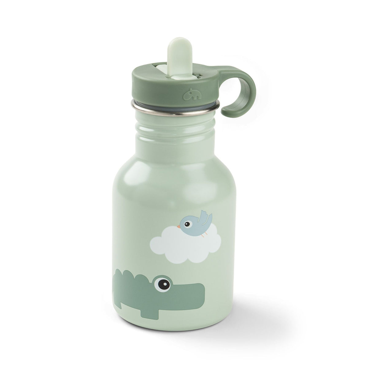 Done by Deer Metalna bočica sa slamkom - Elphee Blue (350 ml)