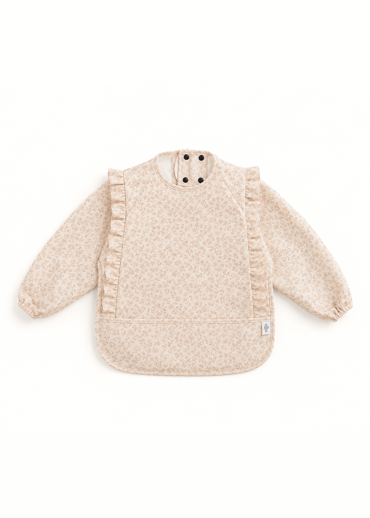 Podbradnik za bebe s dugim rukavima – Cream Blossom