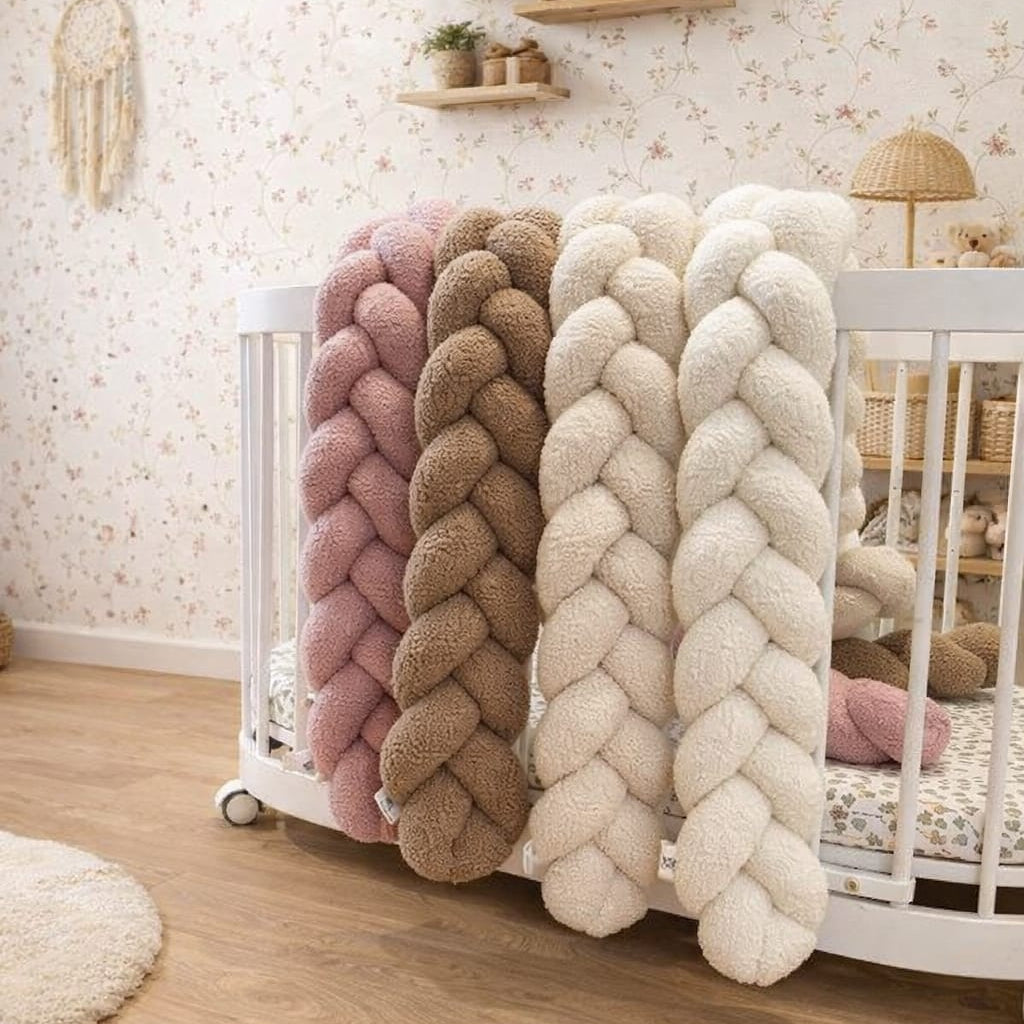 Zaštitna ogradica pletenica za kinderbet STANDARD BUKLE