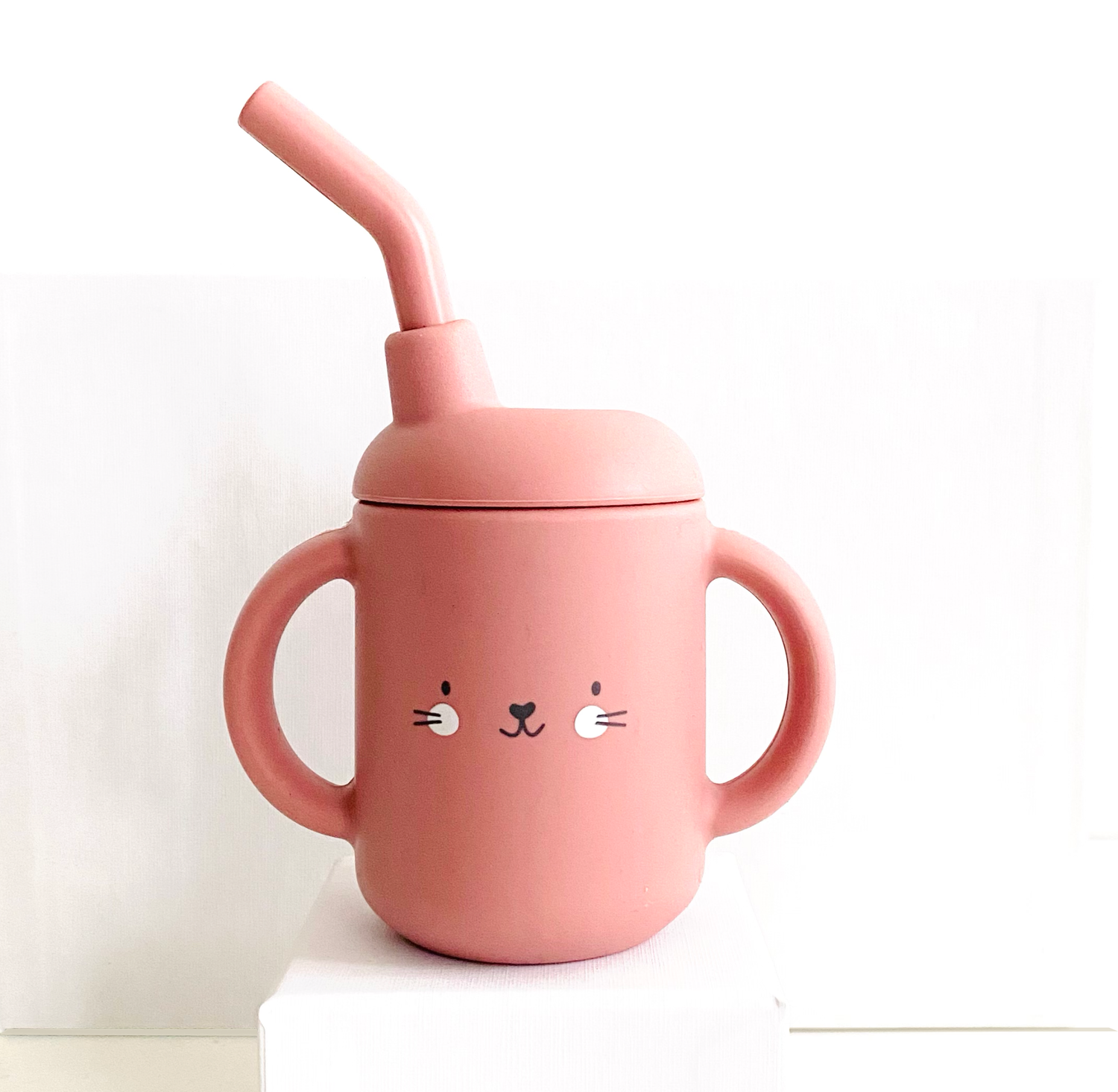 Silikonska čaša sa slamkom za bebe – Les Petits Citrons