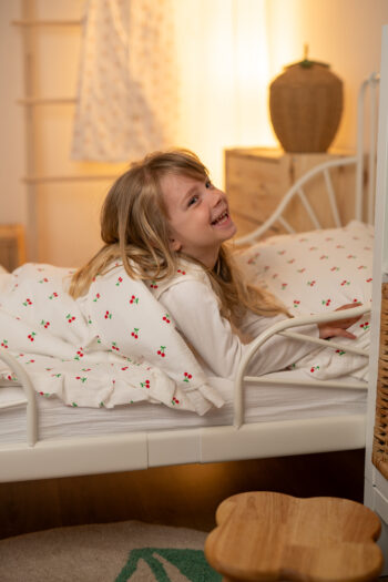 Ruffled bedding